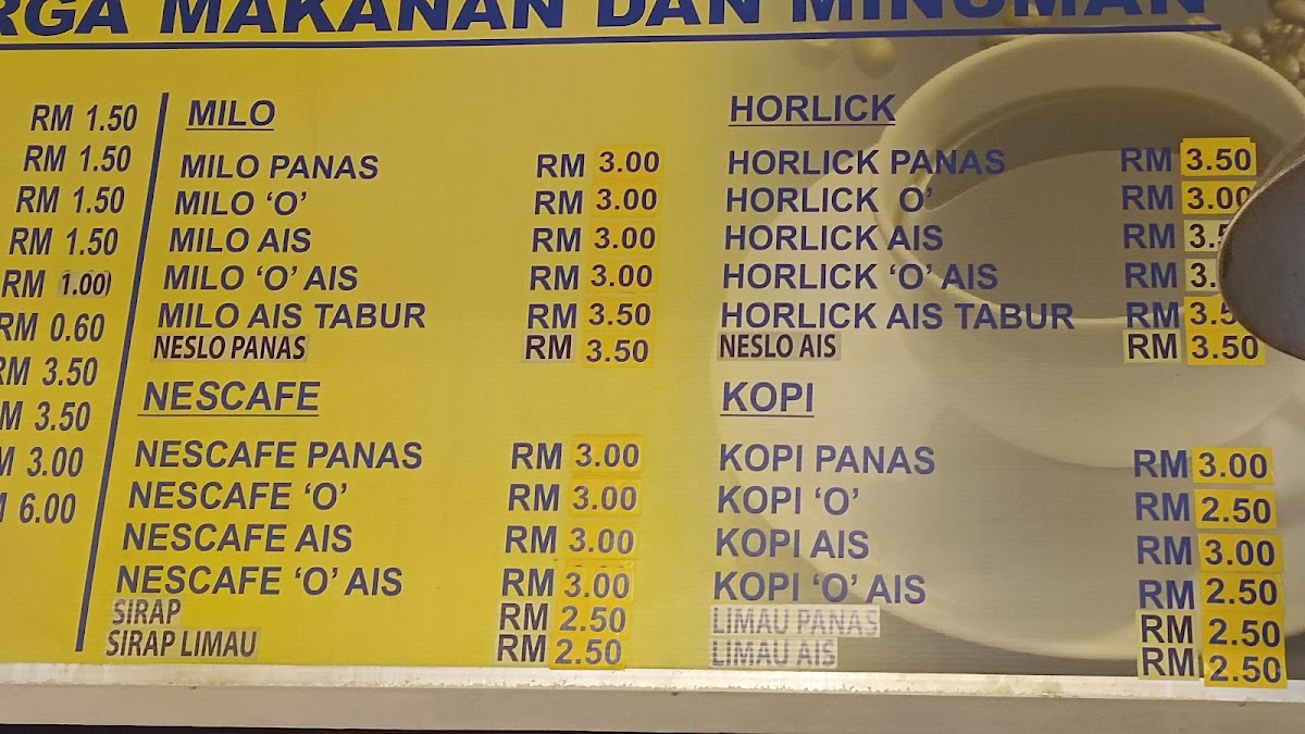 Nasi Lemak Panas • Restoran Warisan Sambal Opah Menu - Image 5